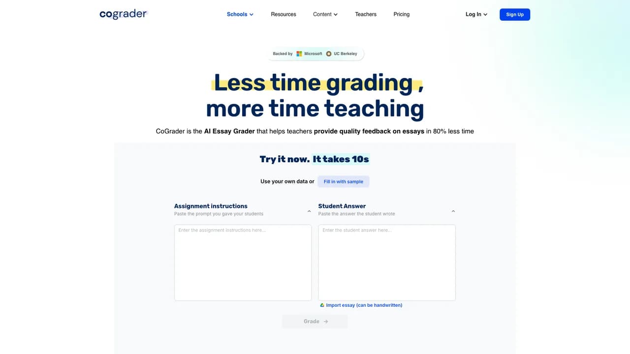 cograder screenshot