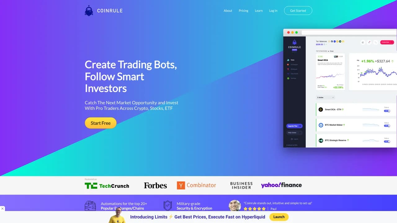 coinrule screenshot