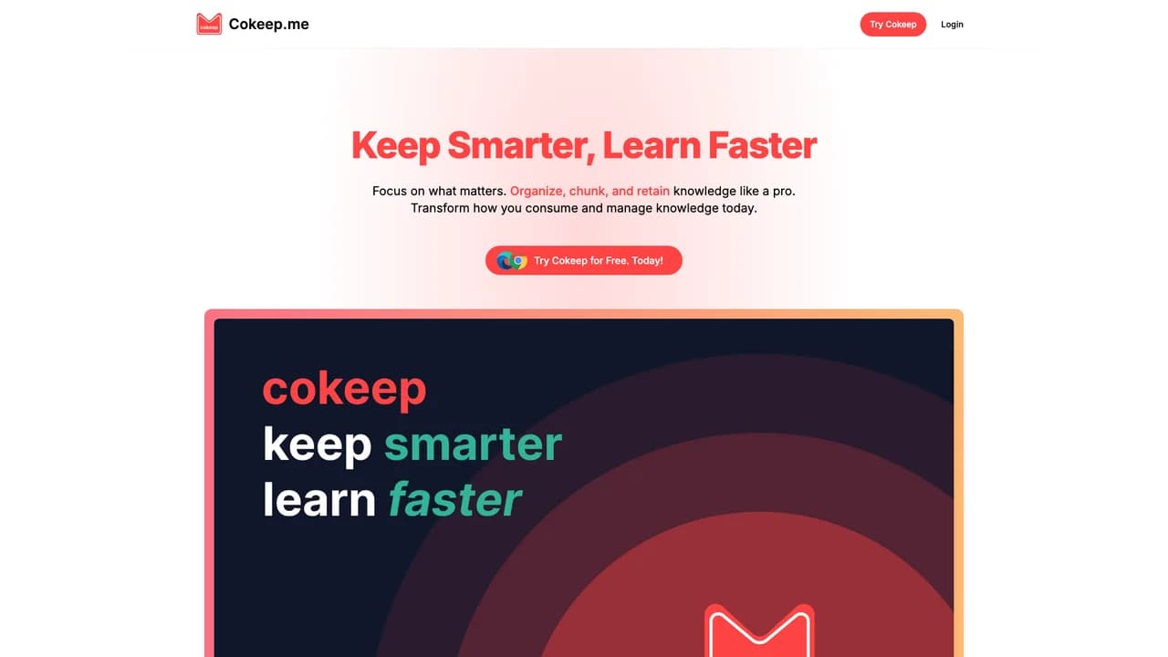 cokeep screenshot