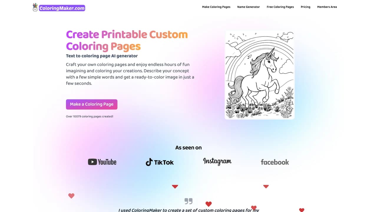 coloringmaker screenshot