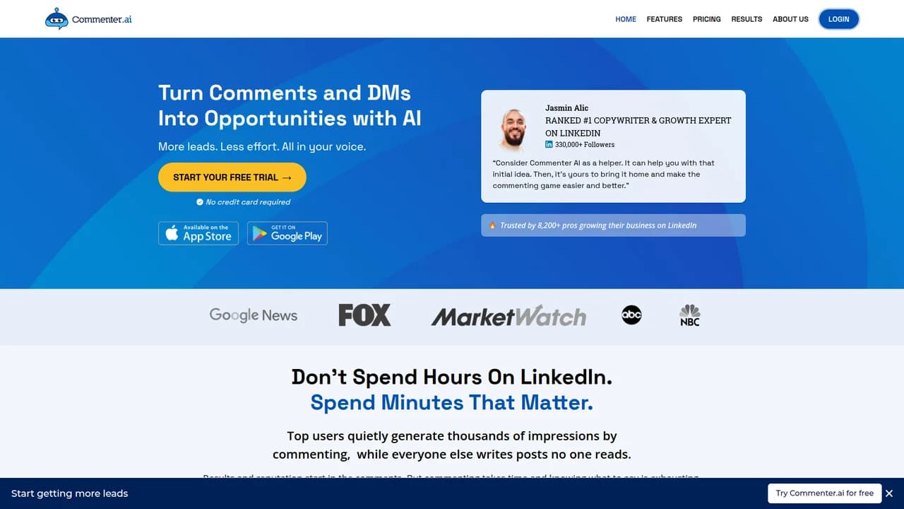 commenterai screenshot