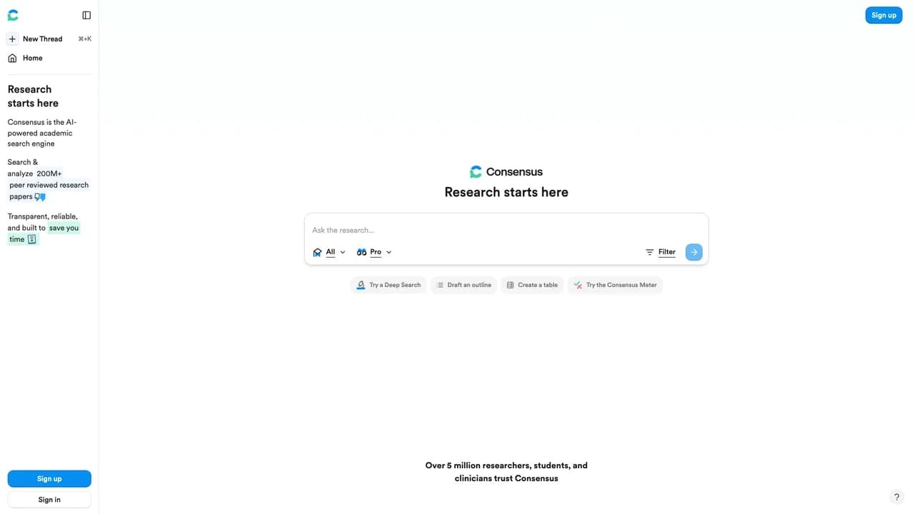 consensus screenshot
