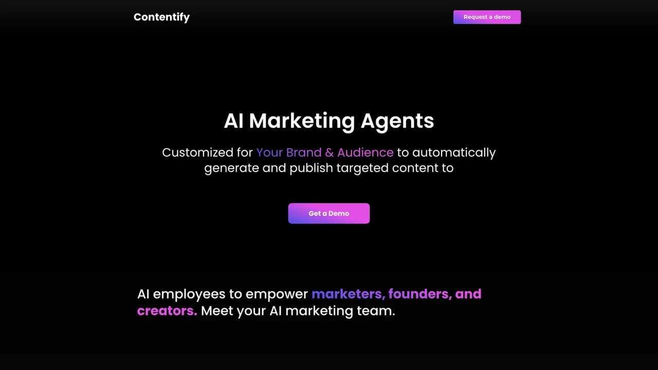 contentify screenshot