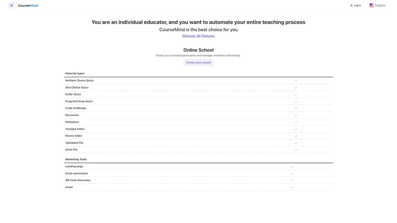 coursemind screenshot