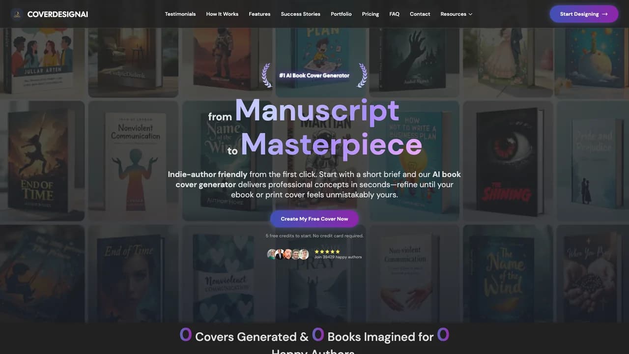 coverdesignai screenshot