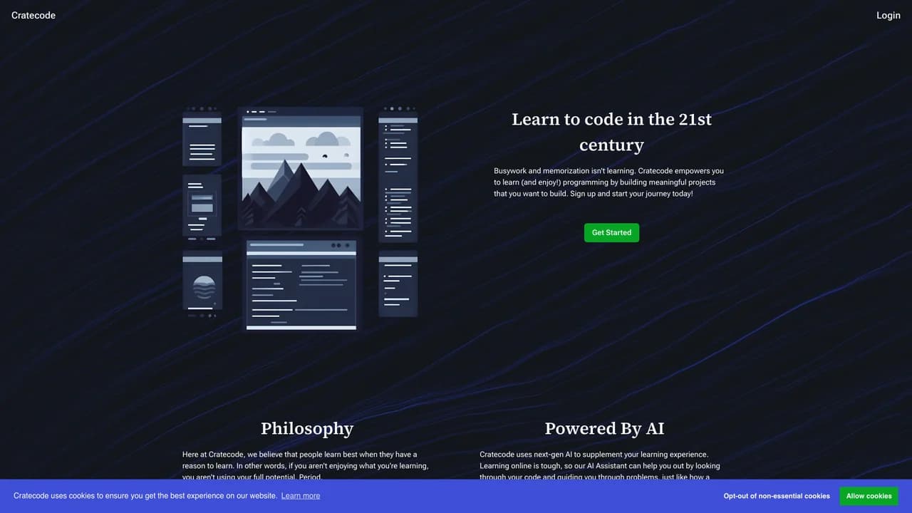 cratecode screenshot