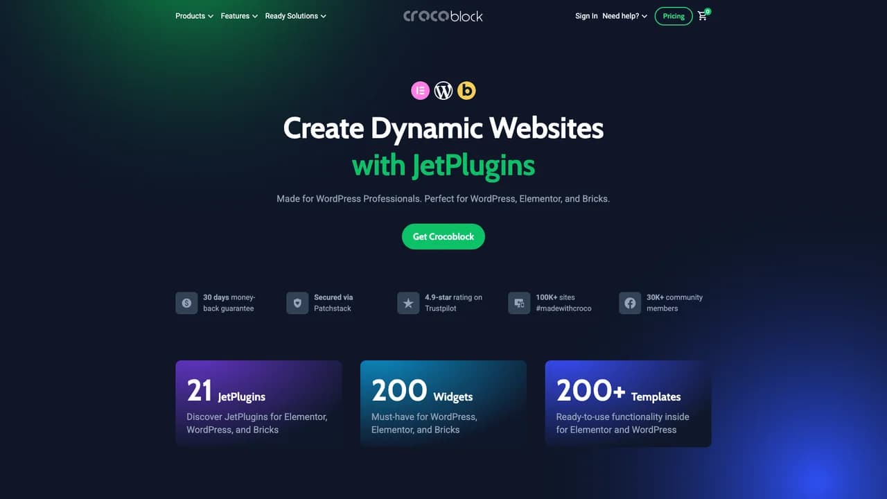 crocoblock screenshot