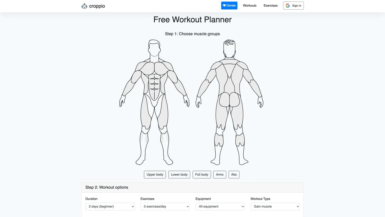 croppio screenshot