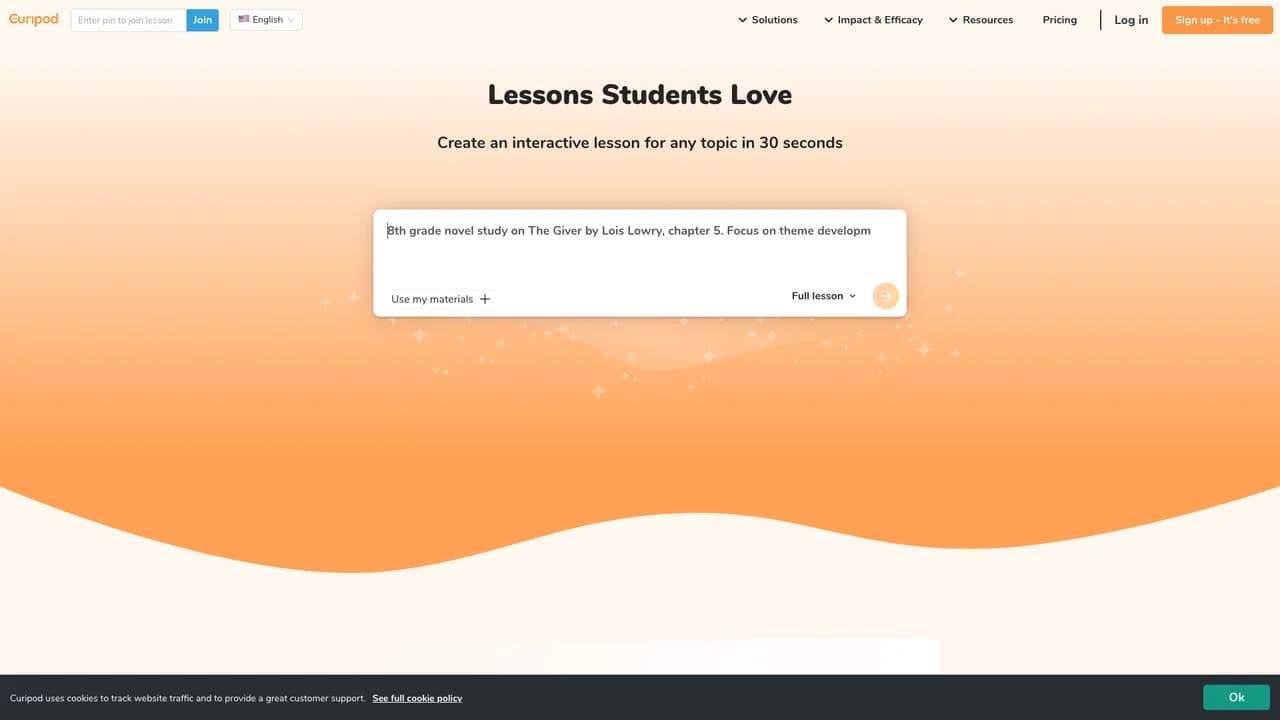 curipod screenshot