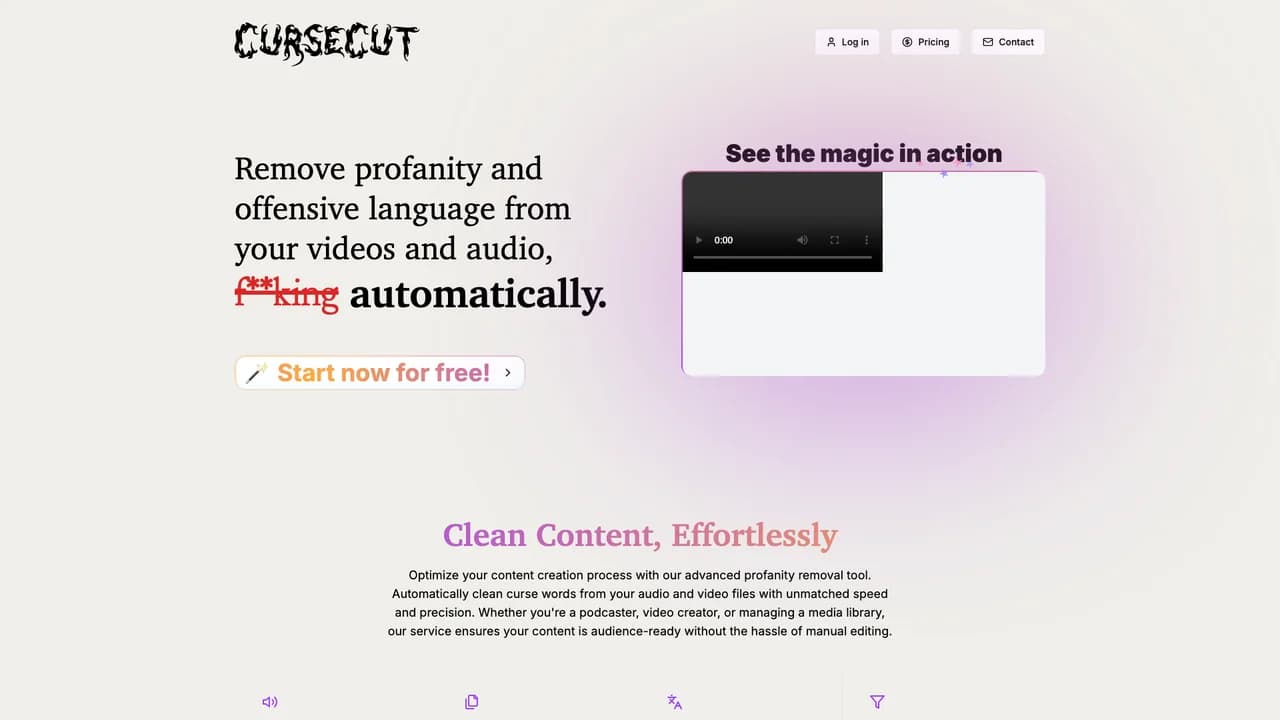 cursecut screenshot
