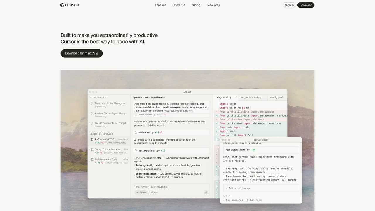 cursor screenshot