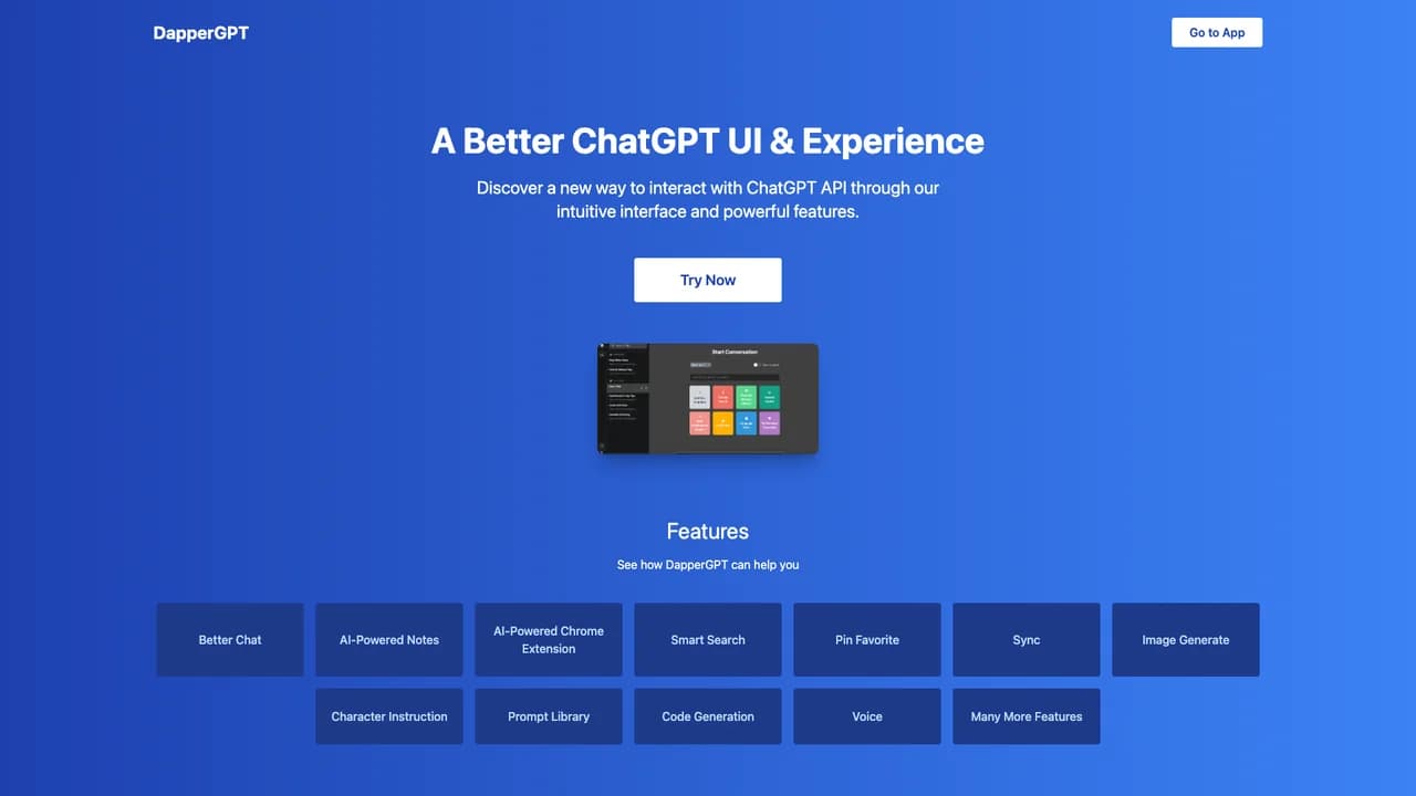 dappergpt screenshot