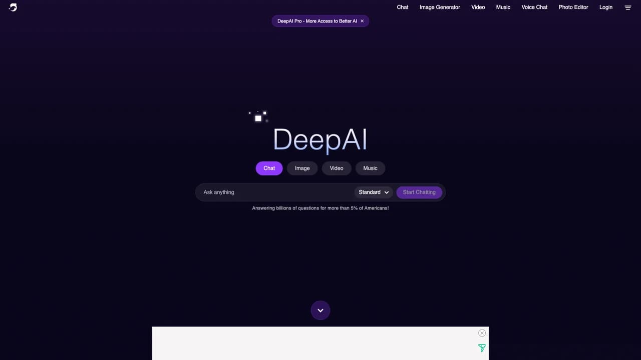 deepai screenshot