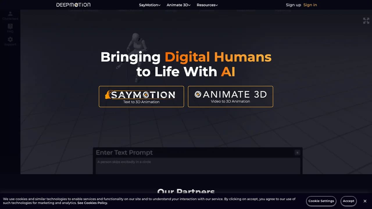 deepmotion screenshot