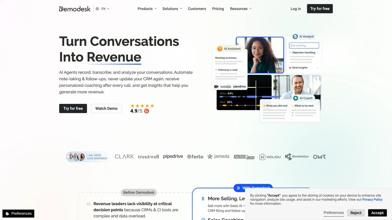 demodesk screenshot