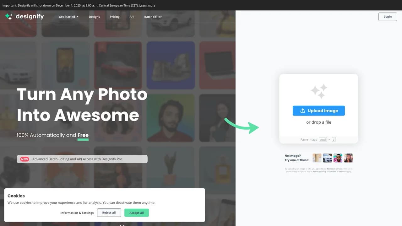 designify screenshot