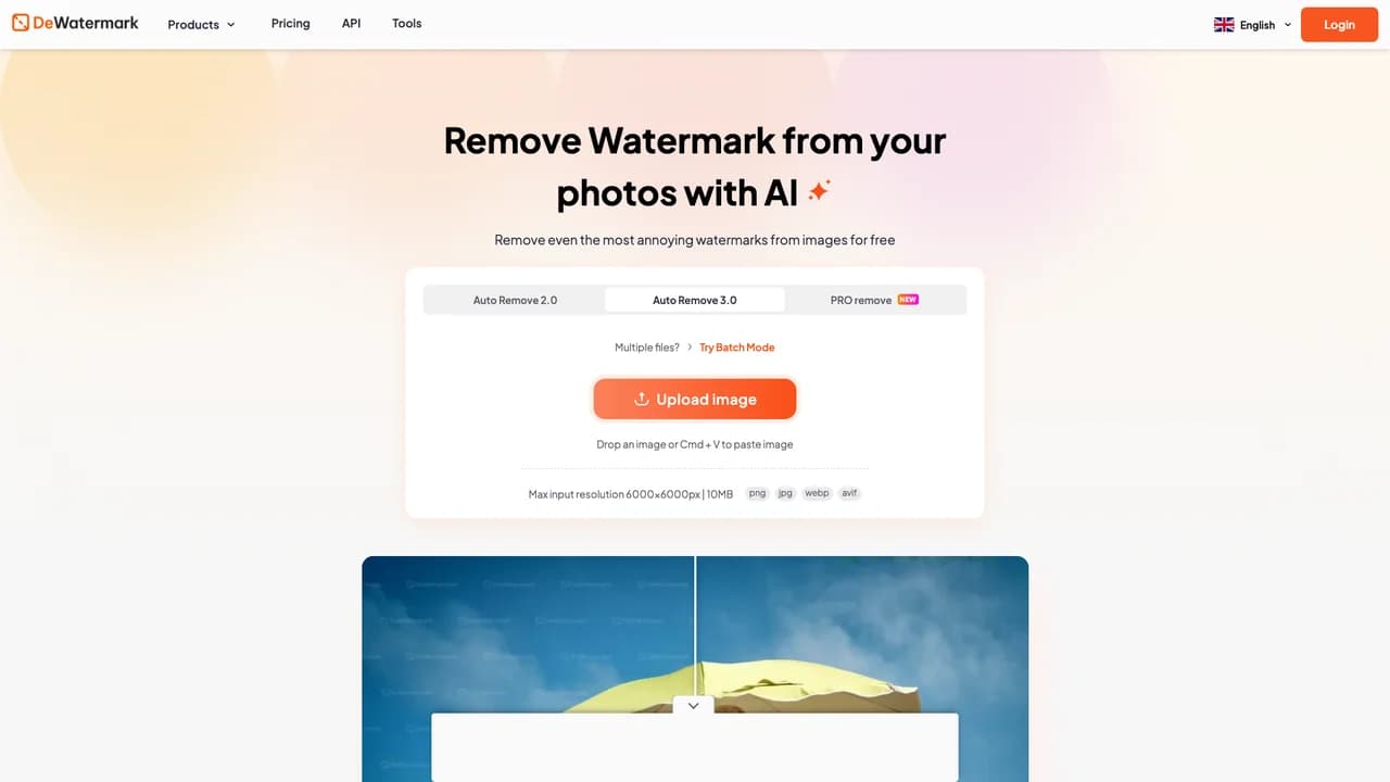 dewatermark screenshot