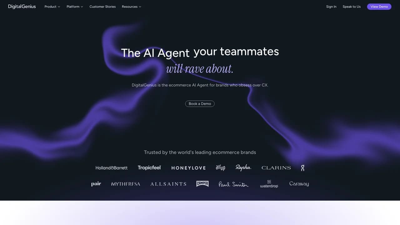digitalgenius screenshot