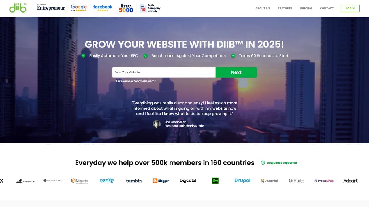 diib screenshot
