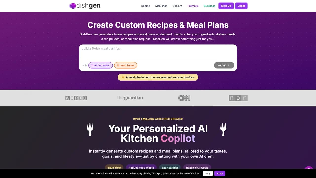dishgen screenshot
