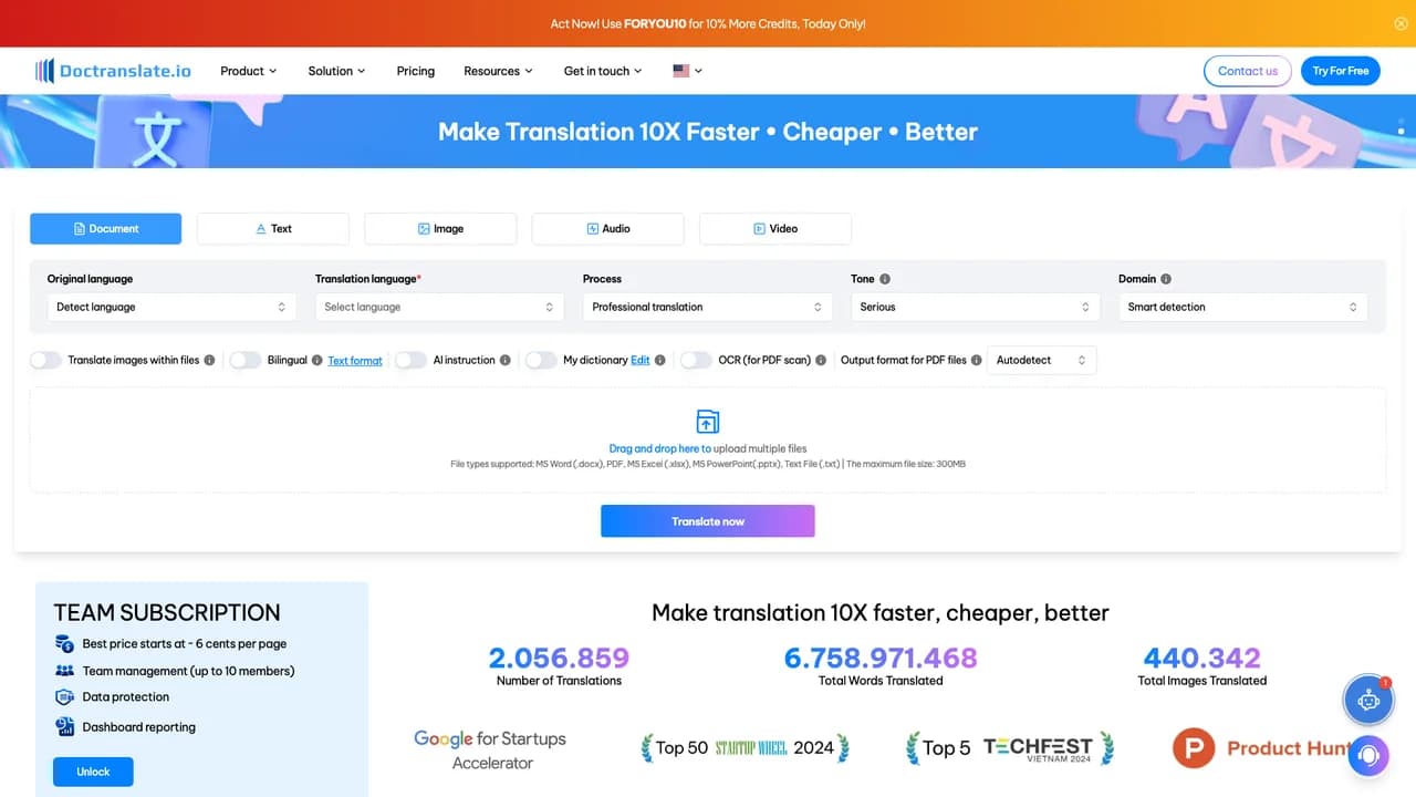 doctranslateio screenshot