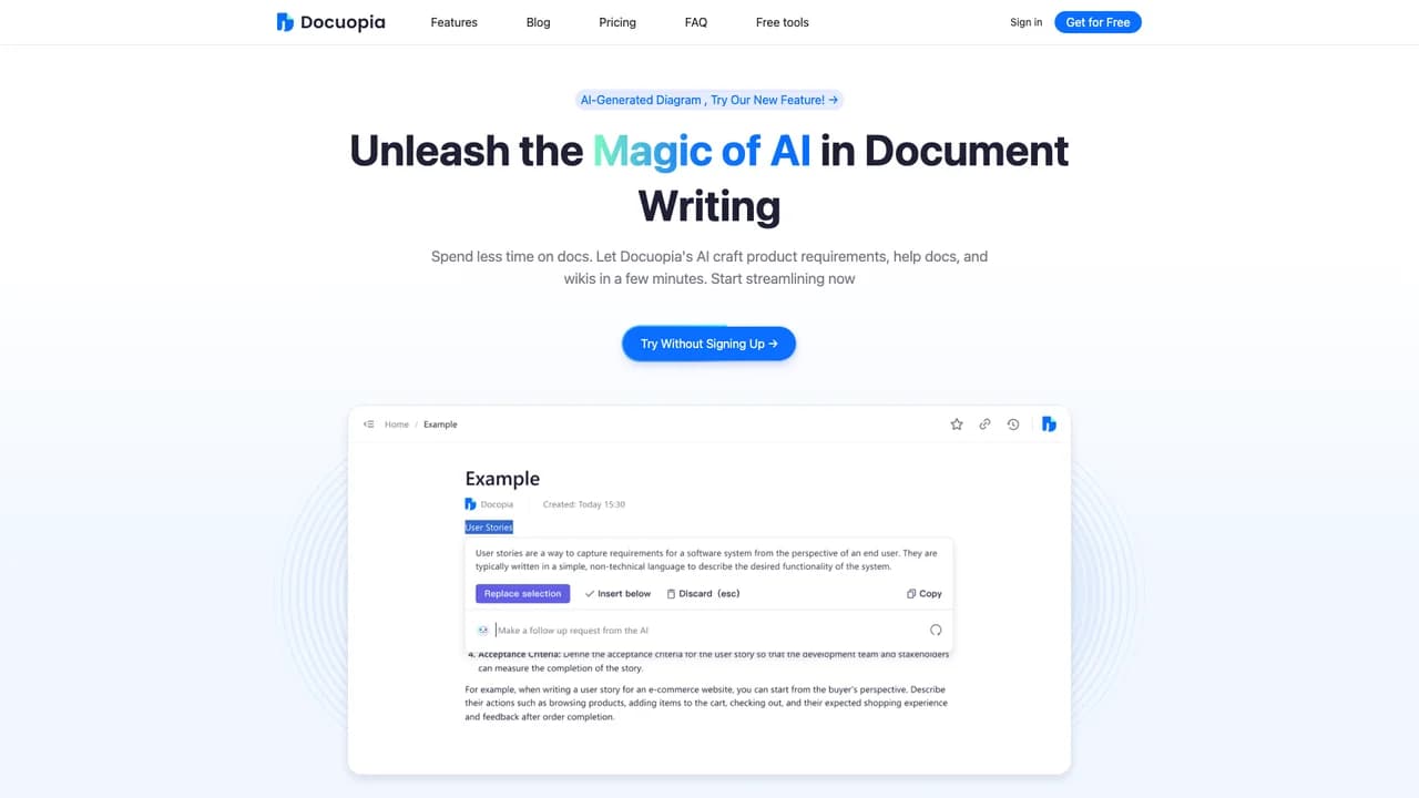 docuopia screenshot
