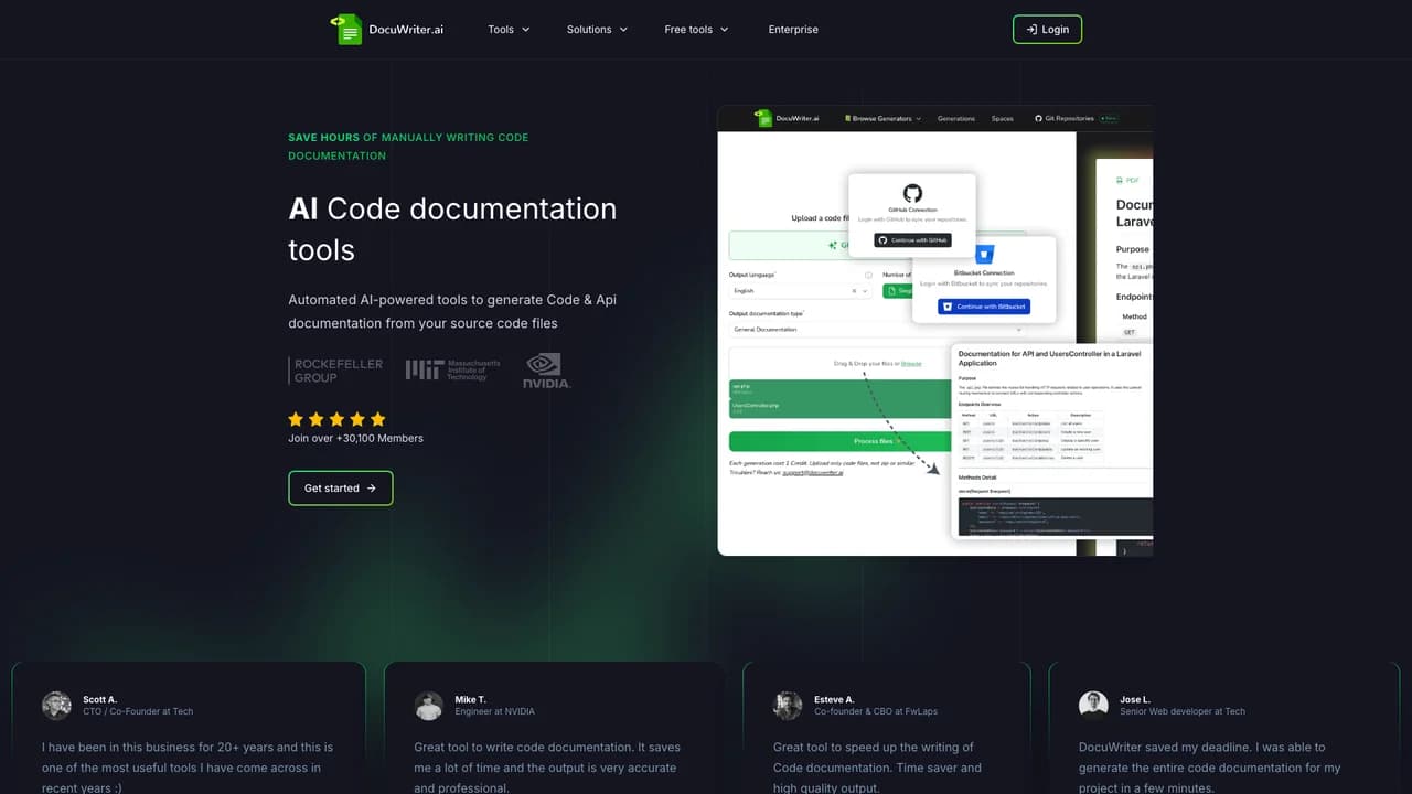 docuwriterai screenshot