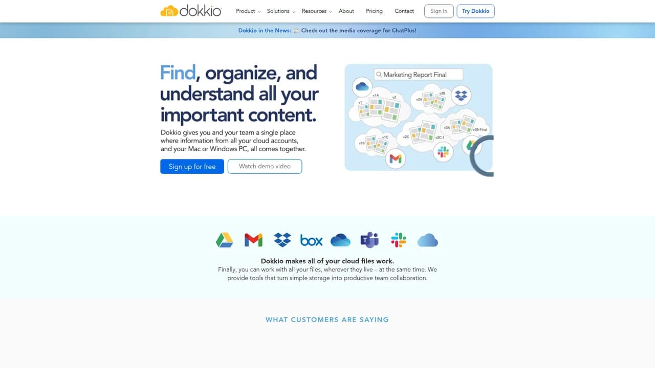 dokkio screenshot