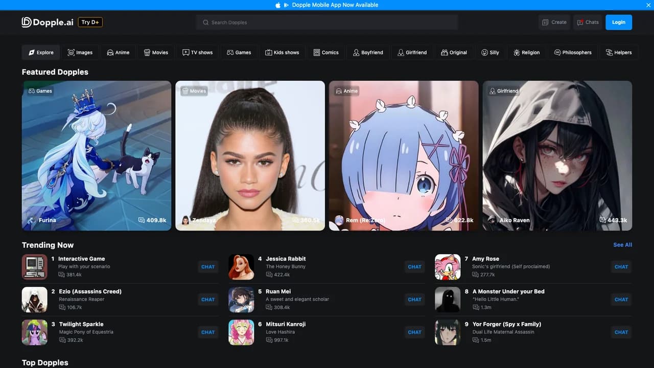 doppleai screenshot