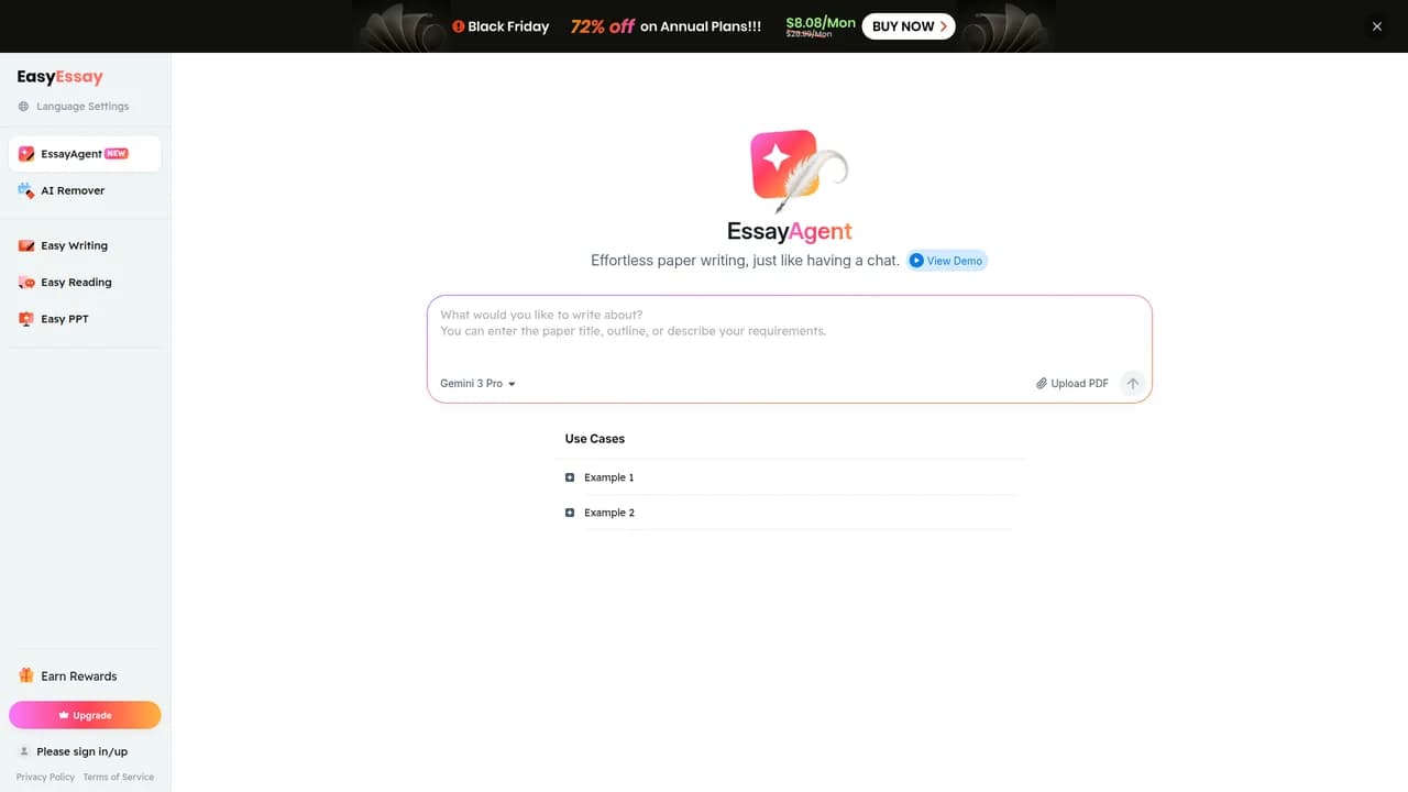 easyessay screenshot