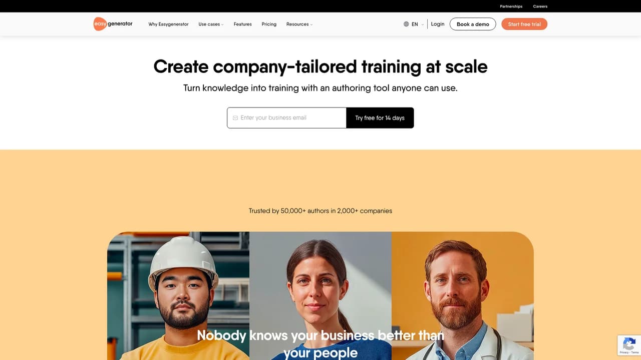 easygenerator screenshot