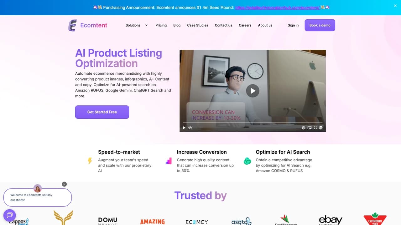 ecomtentai screenshot