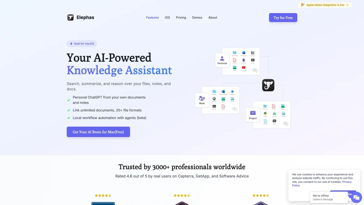 elephas screenshot