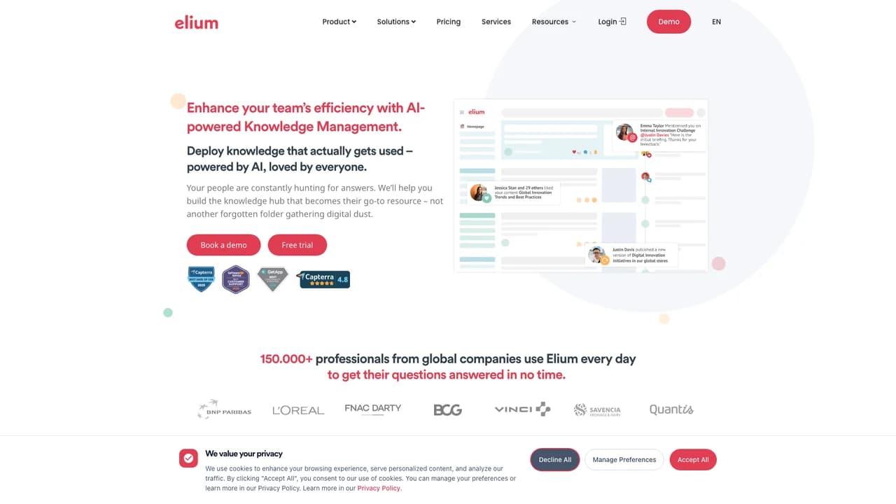 elium screenshot