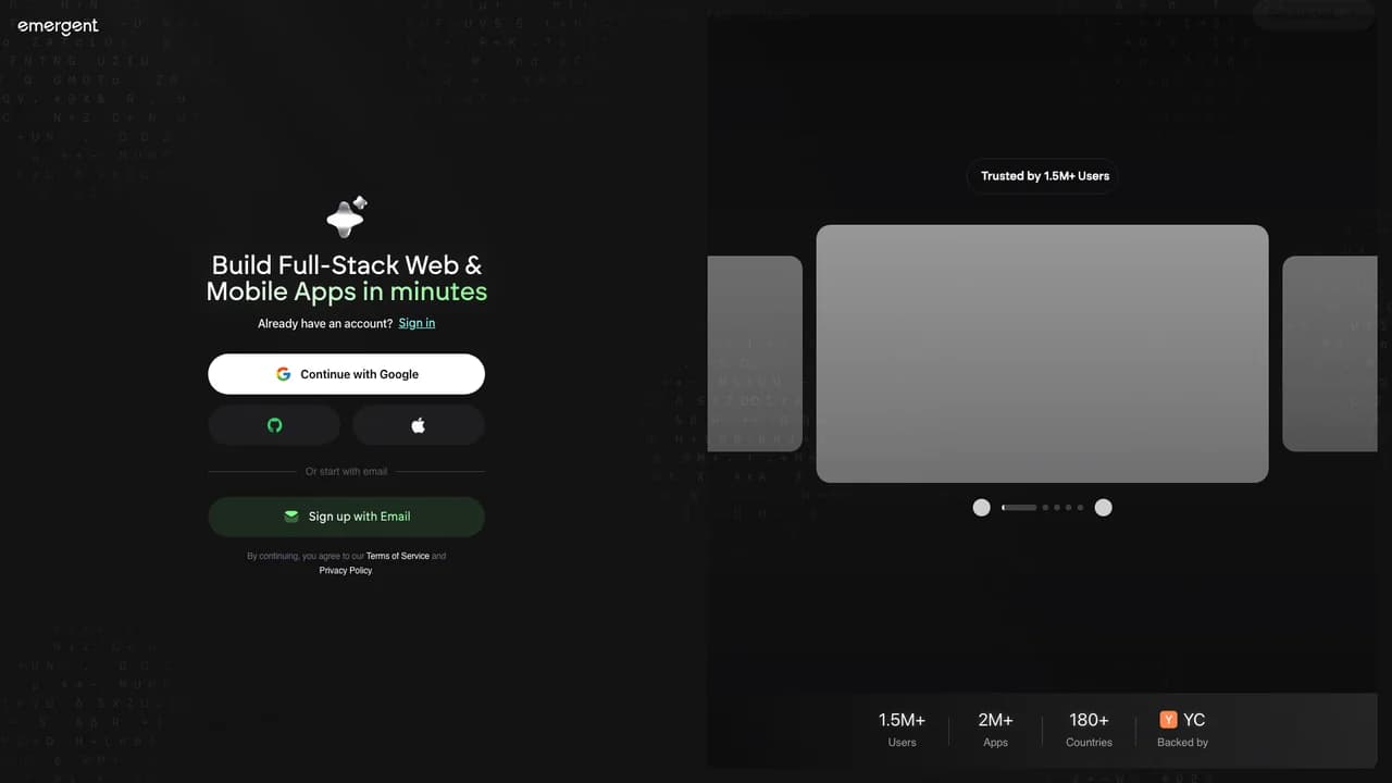 emergent screenshot