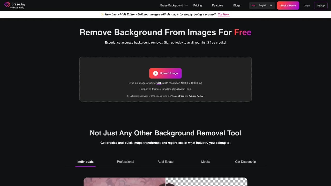 erasebg screenshot