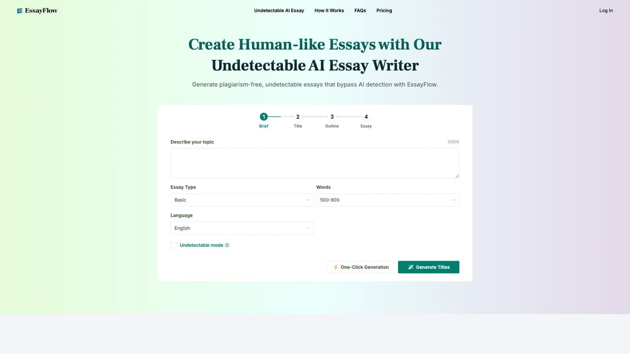 essayflow screenshot