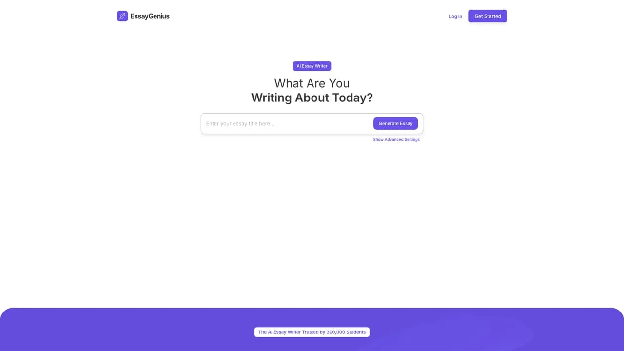 essaygenius screenshot