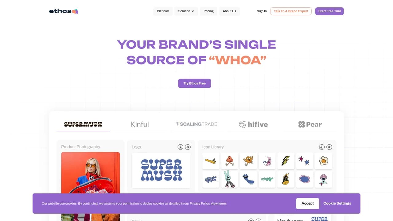 ethos screenshot