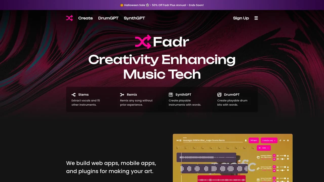 fadr screenshot