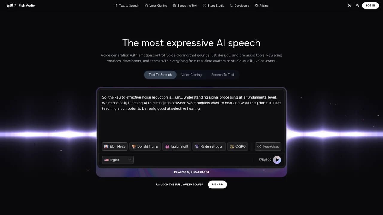 fish-audio screenshot