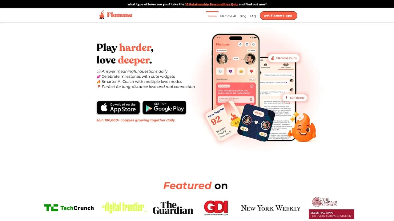 flamme screenshot