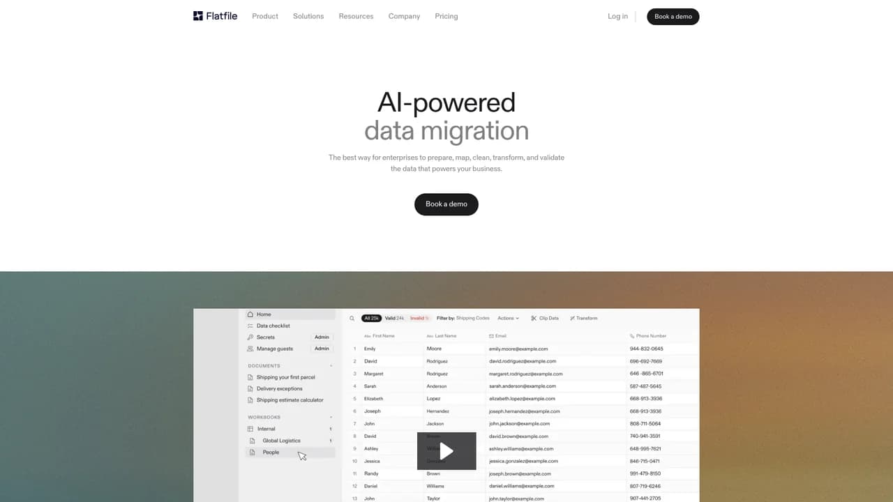 flatfile screenshot