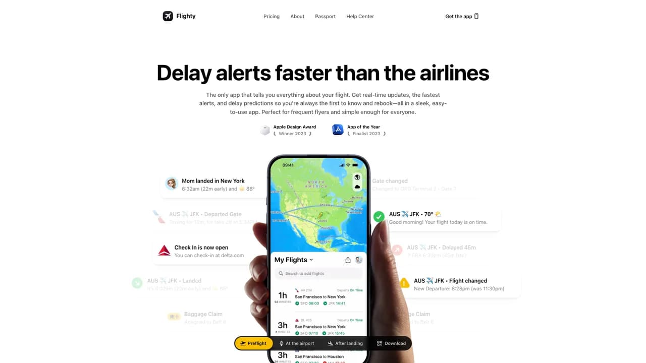 flighty screenshot