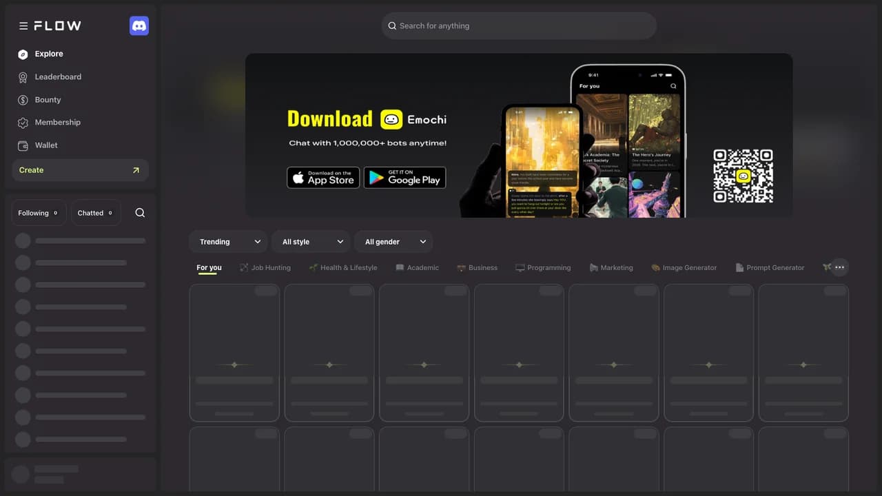 flowgpt screenshot