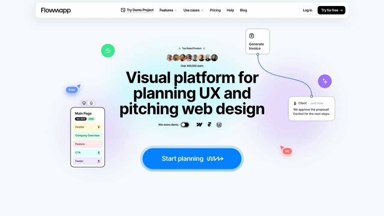 flowmapp screenshot