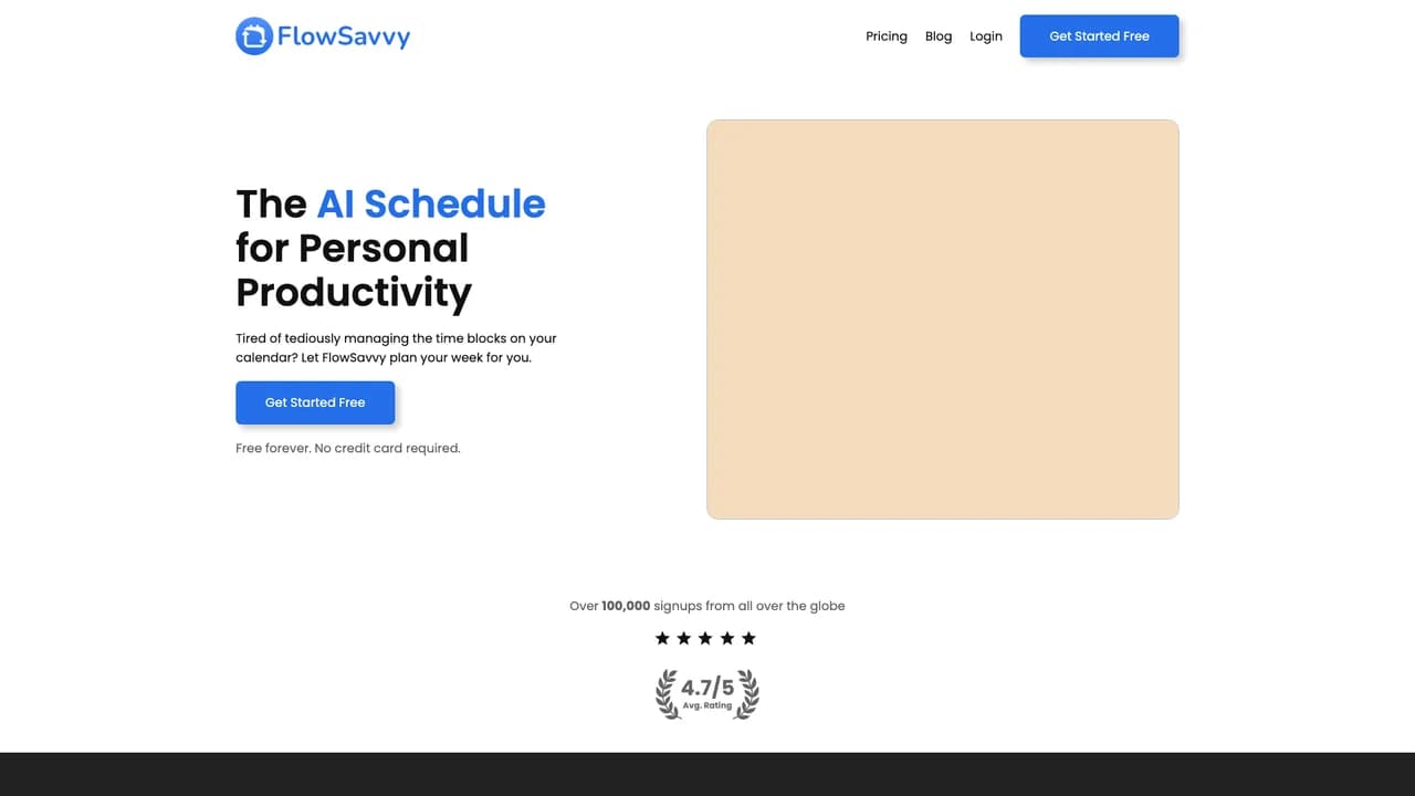 flowsavvy screenshot