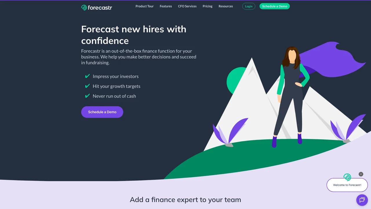 forecastr screenshot