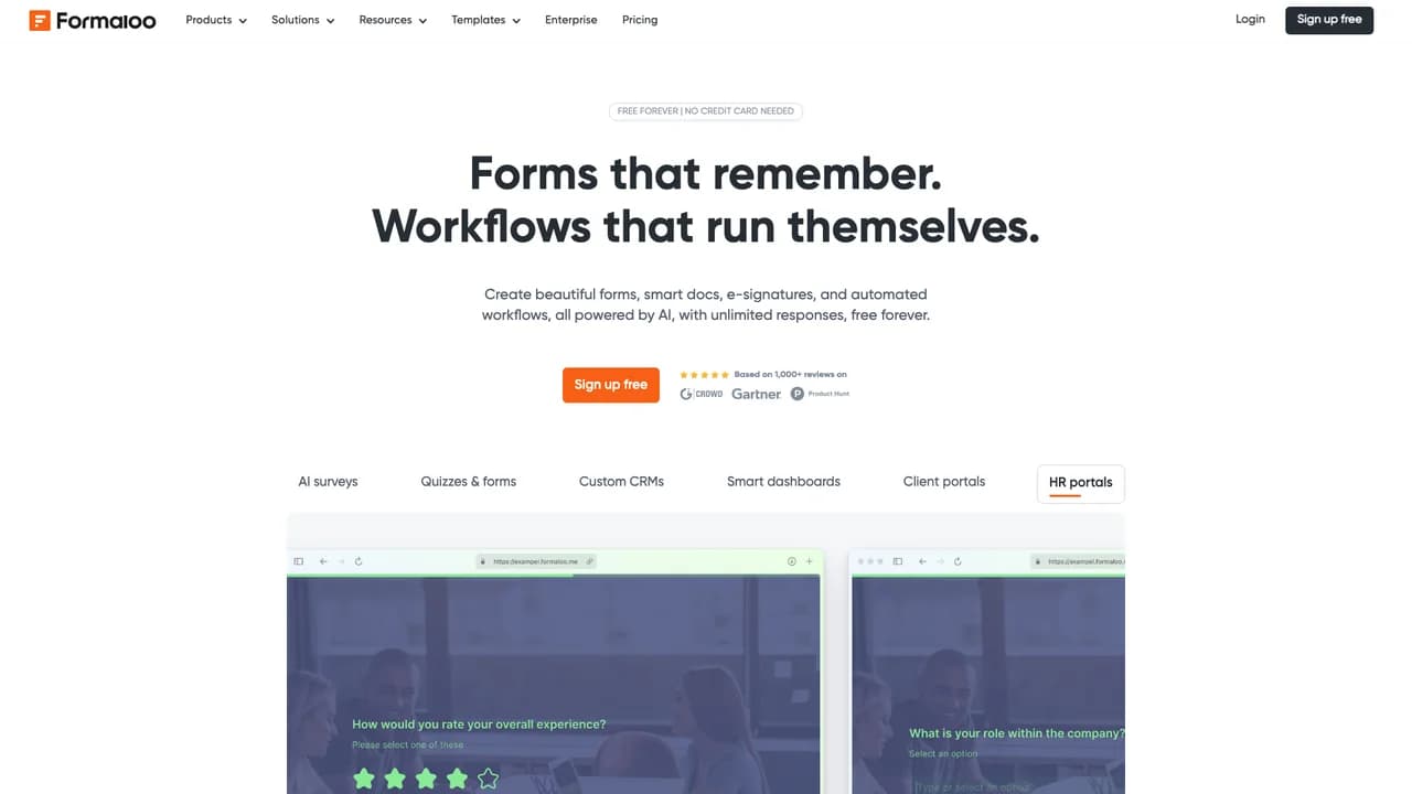 formaloo screenshot