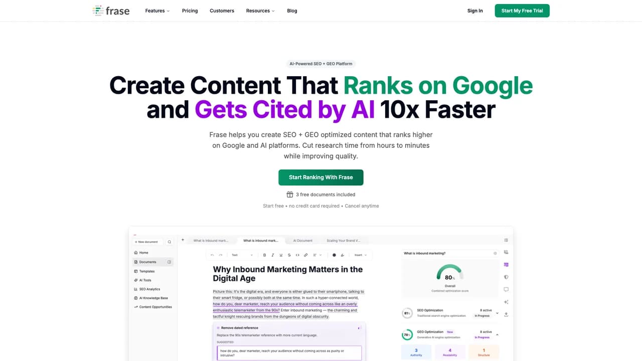 fraseio screenshot